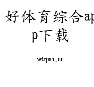 好体育综合app下载集团官网